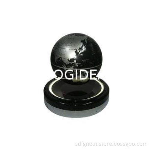 Light Circle Magnetic Levitating Globe With Chrom Plated Ba